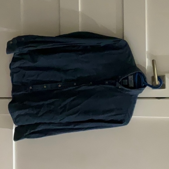 Men's blue collared shirt from small european designer. - Picture 5 of 9